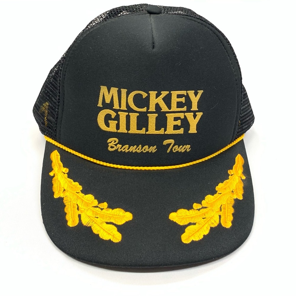 VTG 80s Country Mickey Gilley Tour Trucker Hat